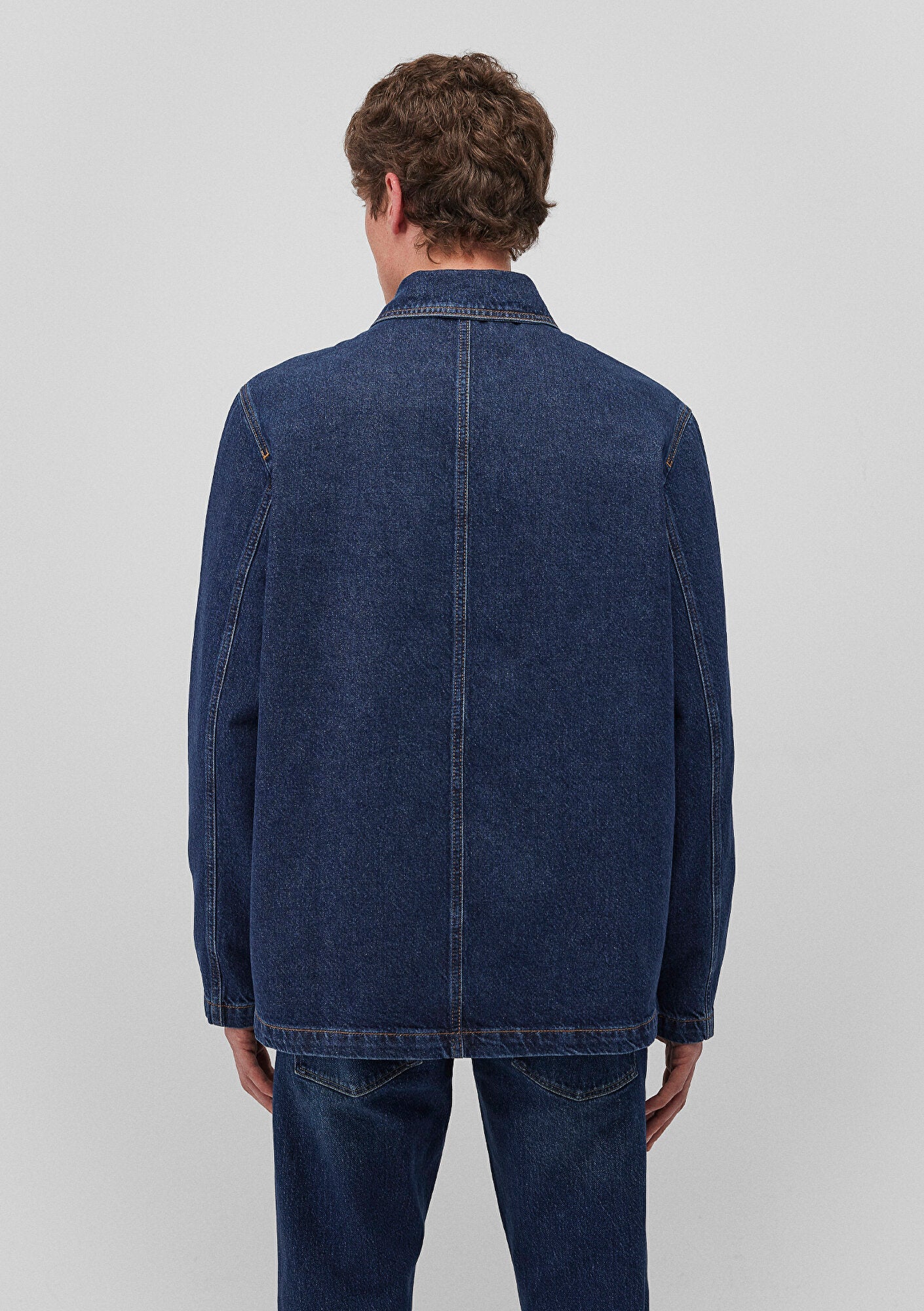 Victor Dark 90s Blue Denim Jean Jacket