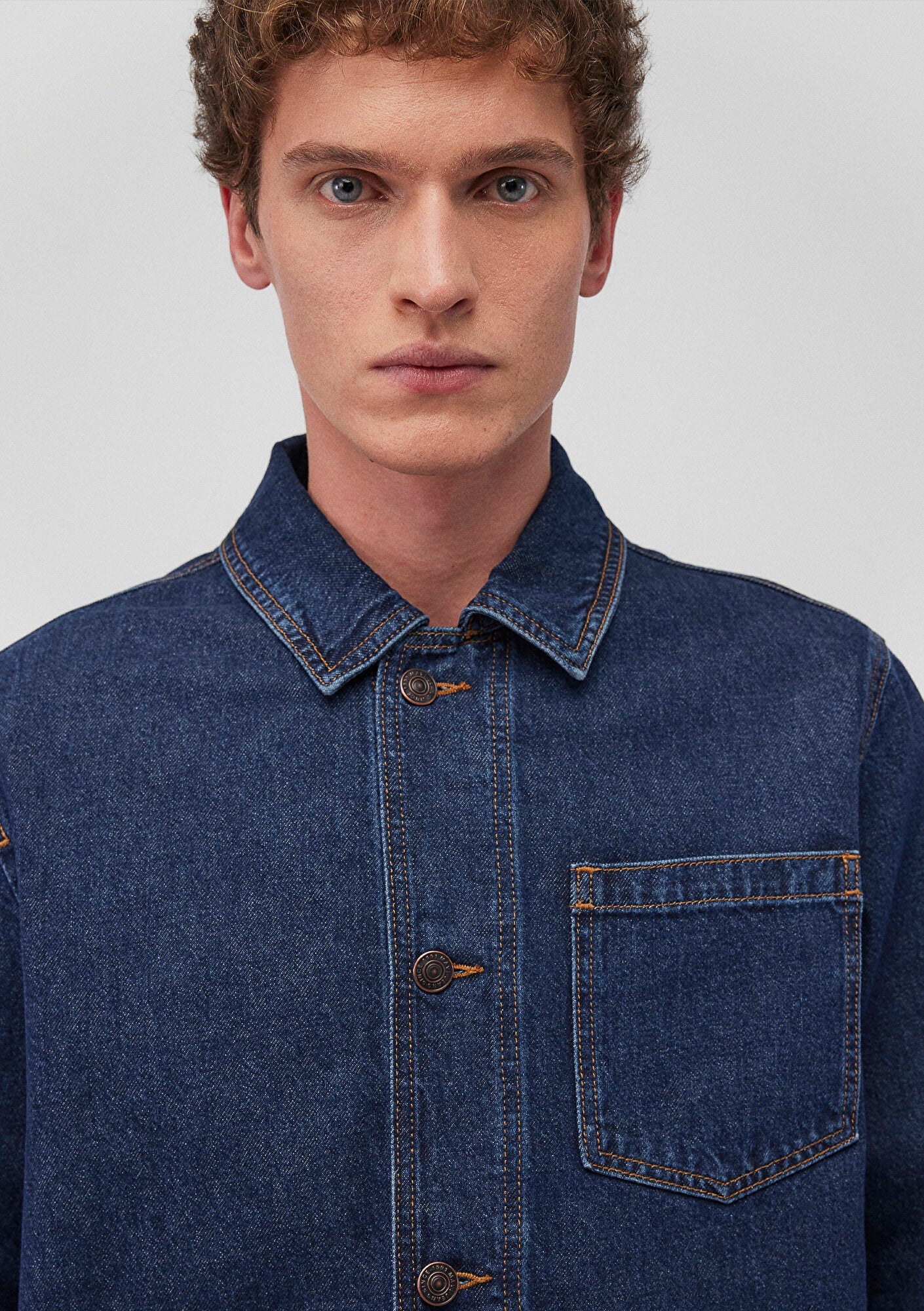 Victor Dark 90s Blue Denim Jean Jacket
