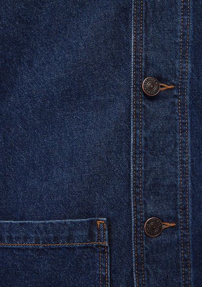 Victor Dark 90s Blue Denim Jean Jacket