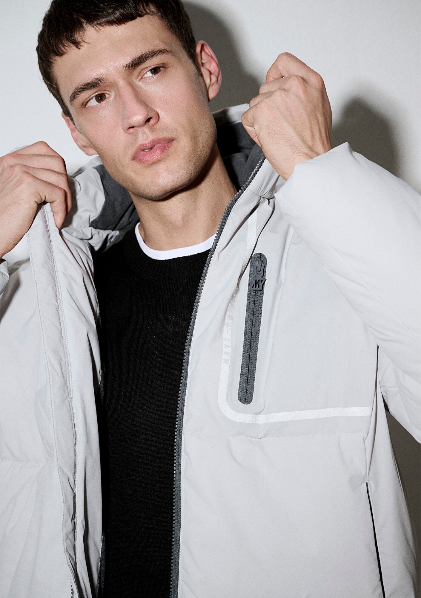 Hooded Grey Jacket