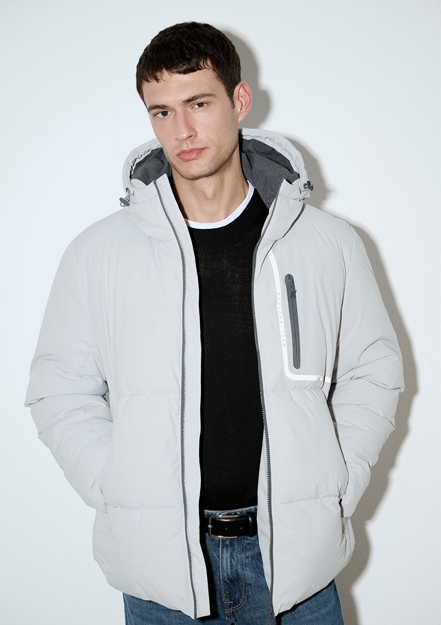 Hooded Grey Jacket