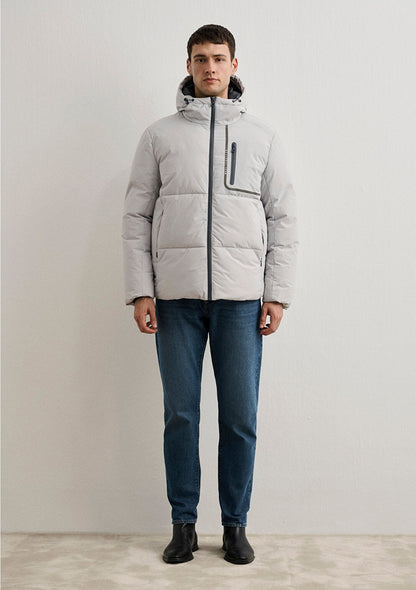 Hooded Grey Jacket