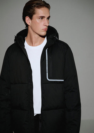 Hooded Black Jacket
