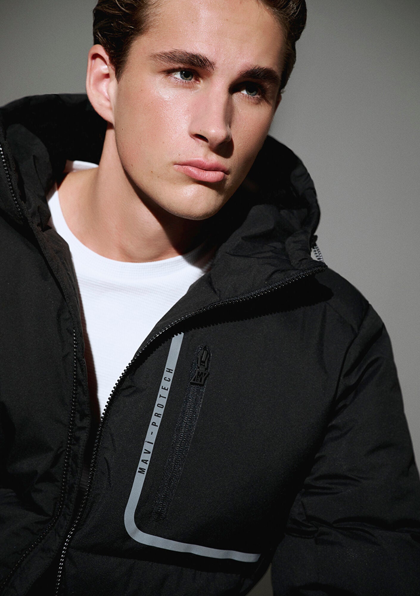 Hooded Black Jacket