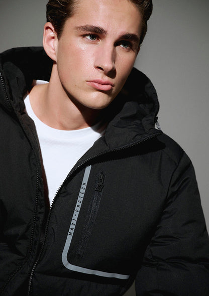 Hooded Black Jacket