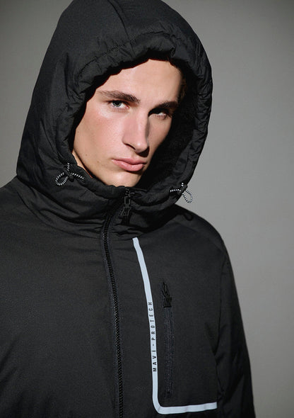Hooded Black Jacket
