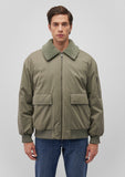 High Collar Green Jacket