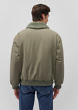 High Collar Green Jacket