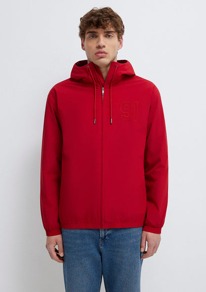 MVJNS Printed Red Jacket