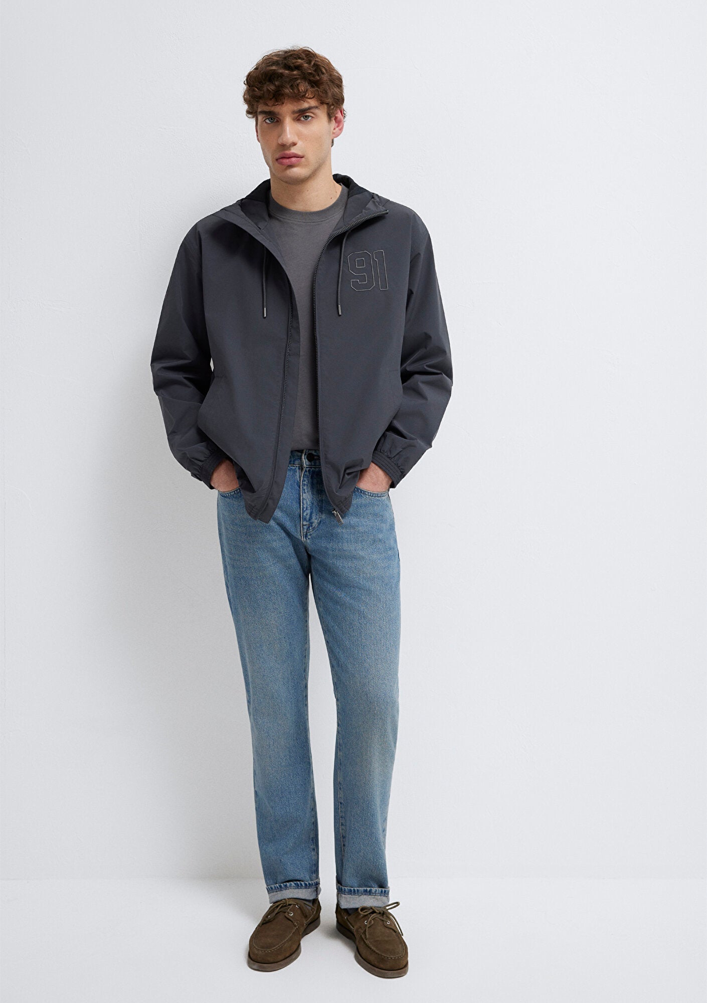 MVJNS Printed Anthracite Jacket