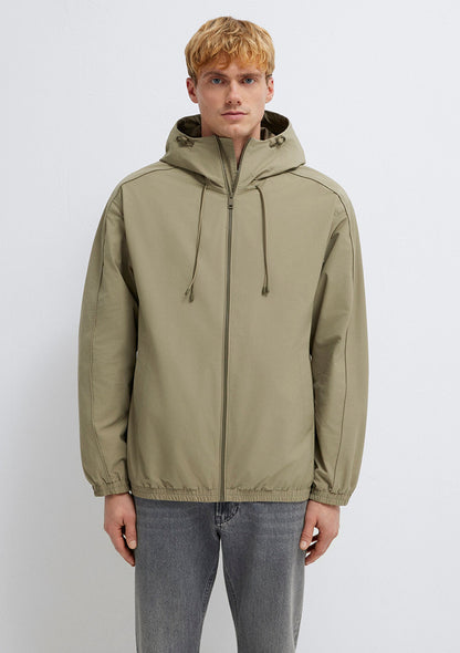 Hooded Beige Jacket