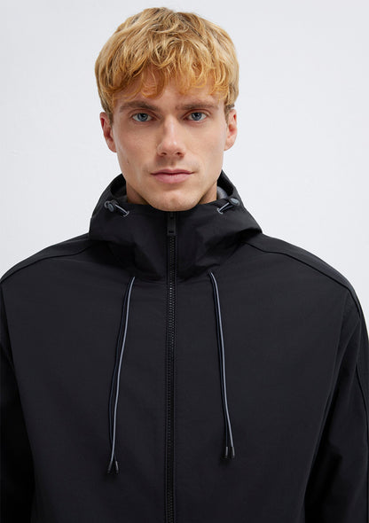 Hooded Black Jacket
