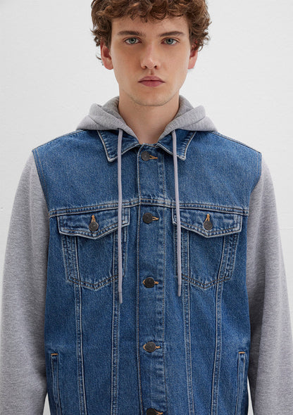 Lenny 90s Vintage Blue Denim Jean Jacket