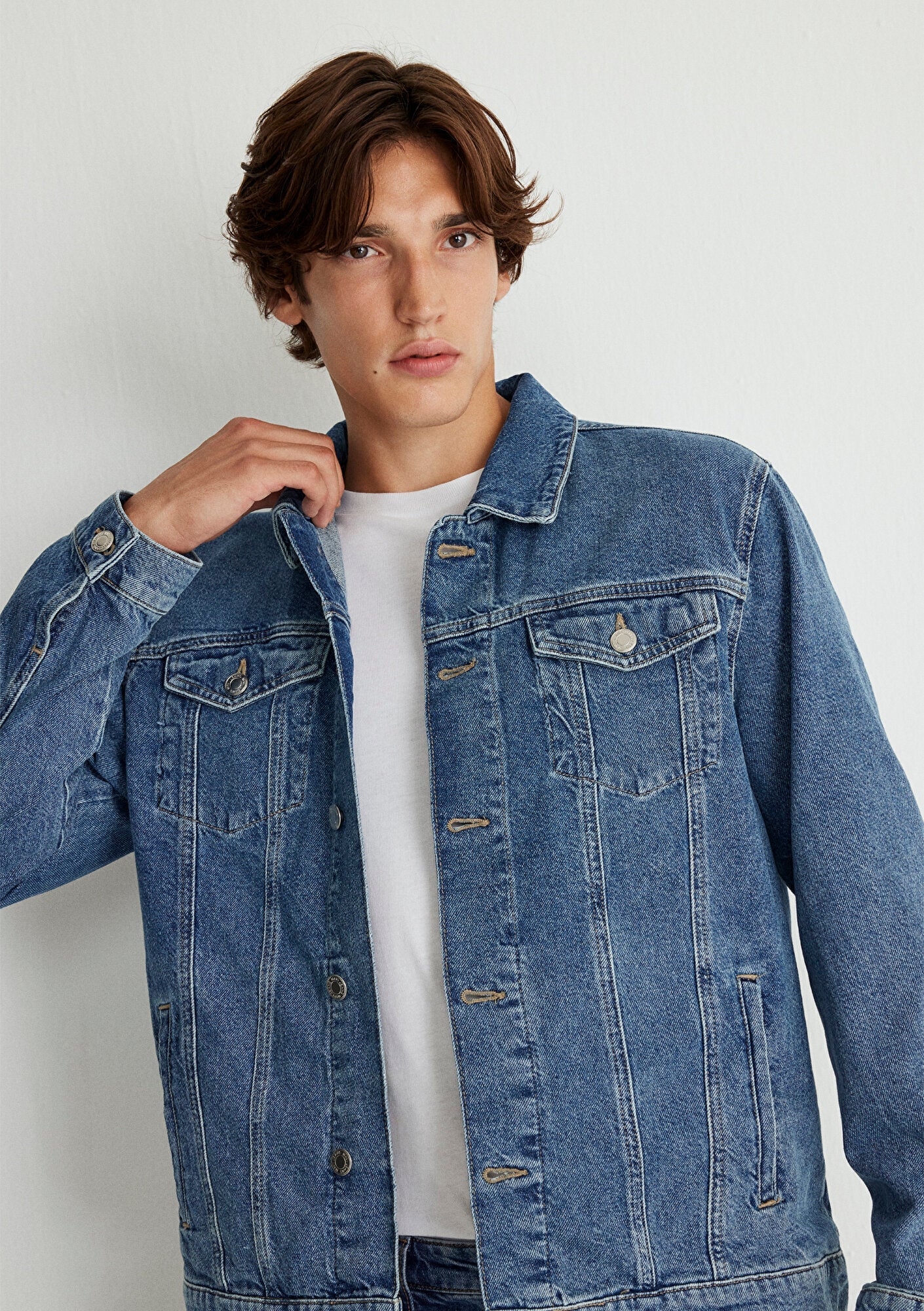 Frank Used Blue Denim  Jean Jacket