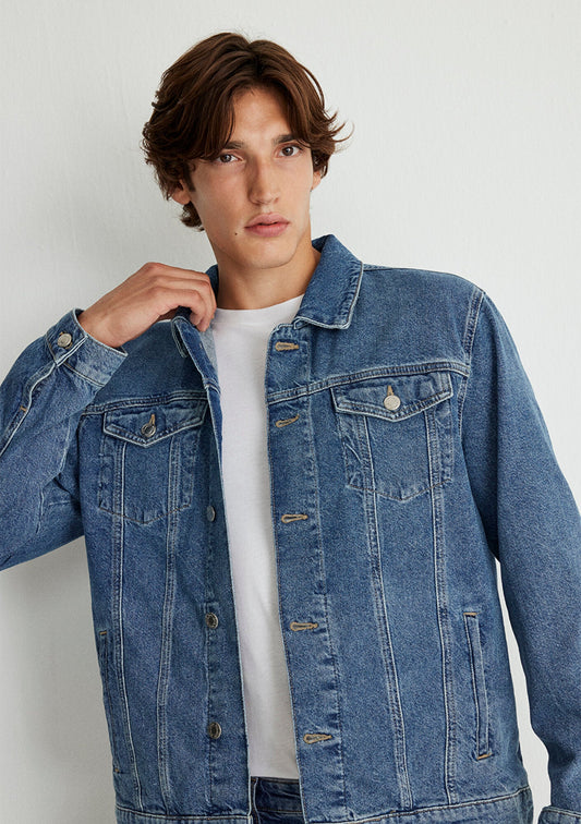 Frank Used Blue Denim  Jean Jacket