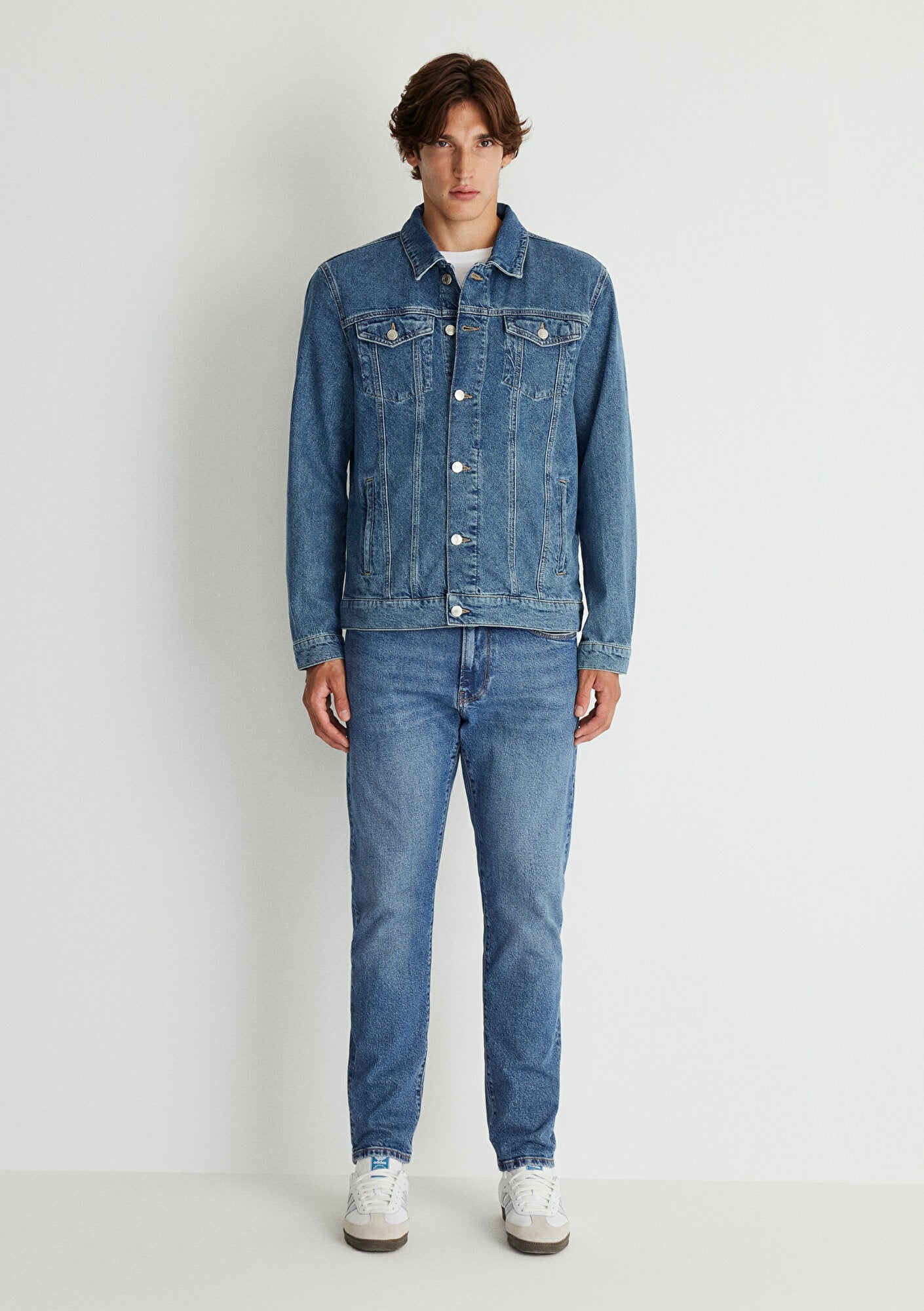 Frank Used Blue Denim  Jean Jacket