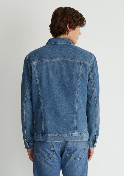 Frank Used Blue Denim  Jean Jacket