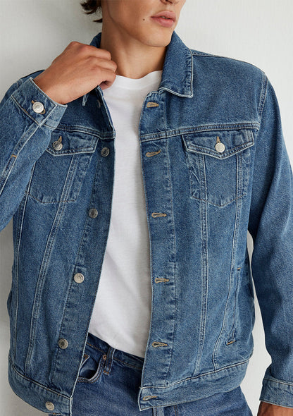 Frank Used Blue Denim  Jean Jacket