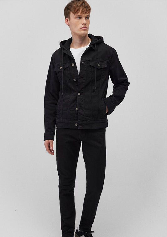 Brandon Black Comfort  Jean Jacket