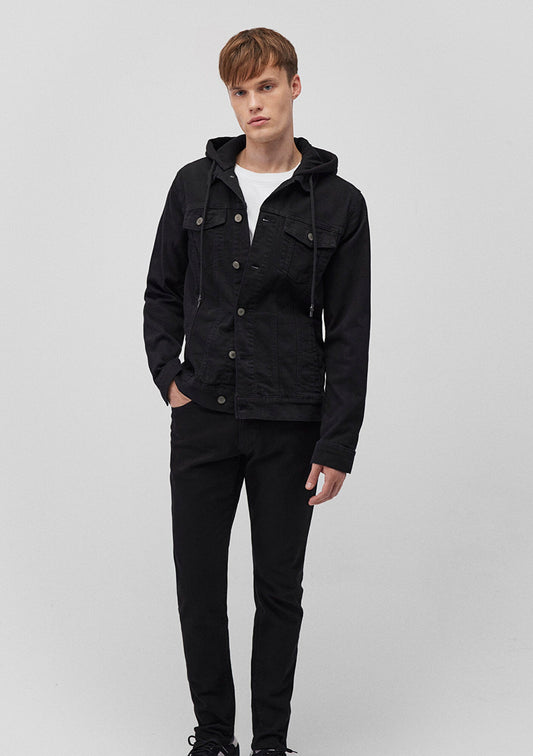 Brandon Black Comfort  Jean Jacket