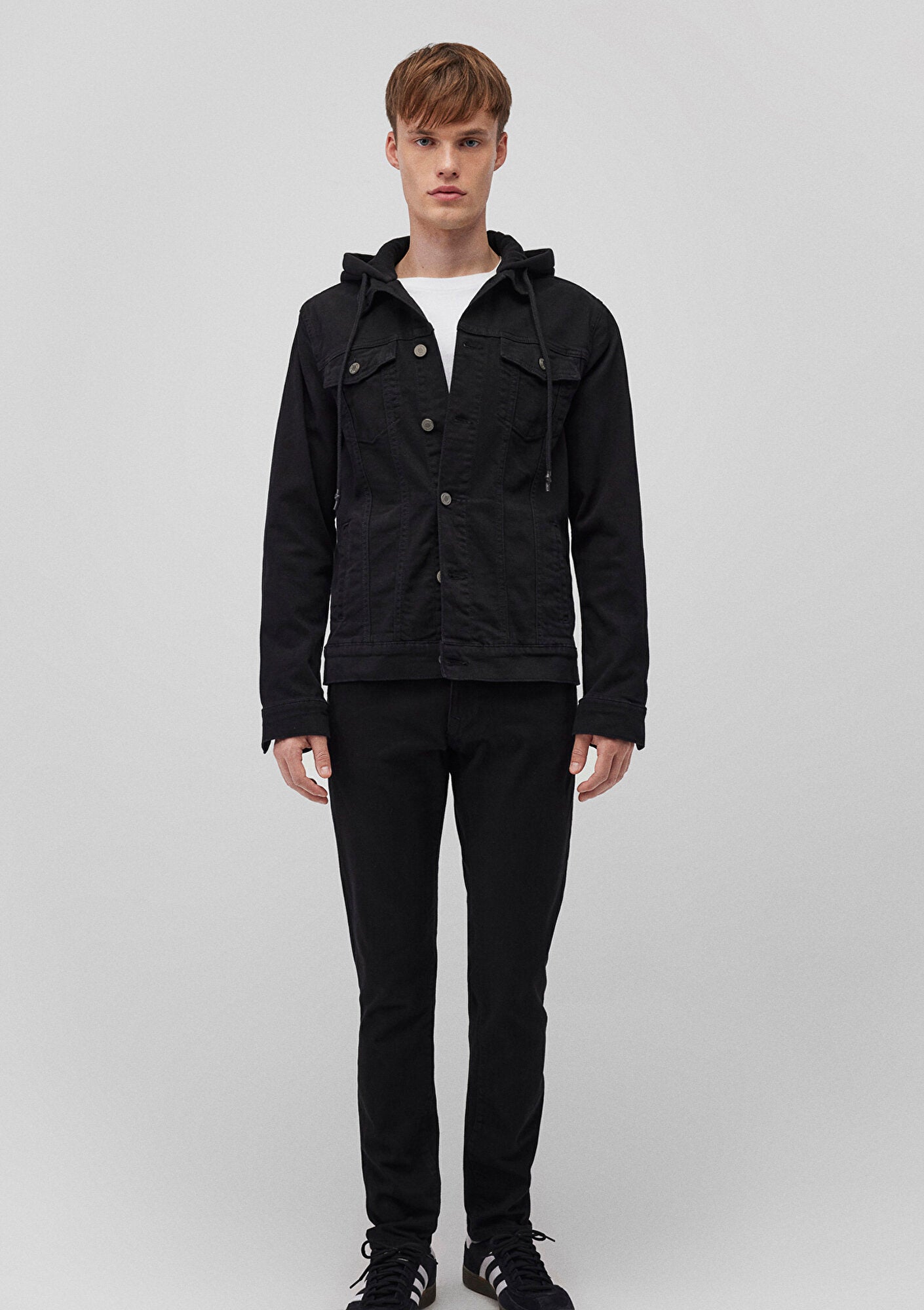 Brandon Black Comfort  Jean Jacket