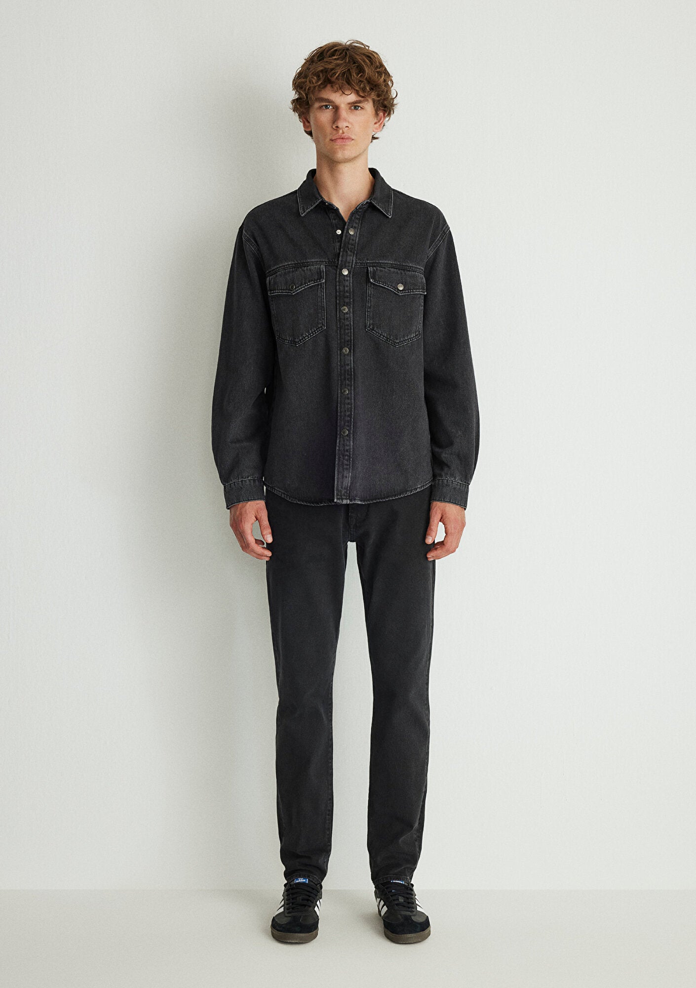 Ross Smoke Denim Jean Shirt