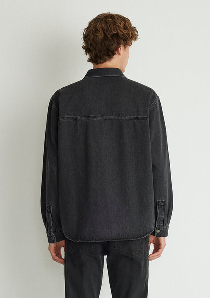 Ross Smoke Denim Jean Shirt