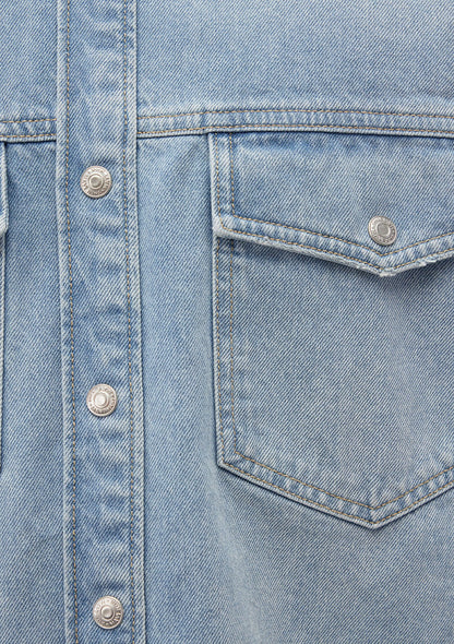 Ross Light 90s Denim Jean Shirt