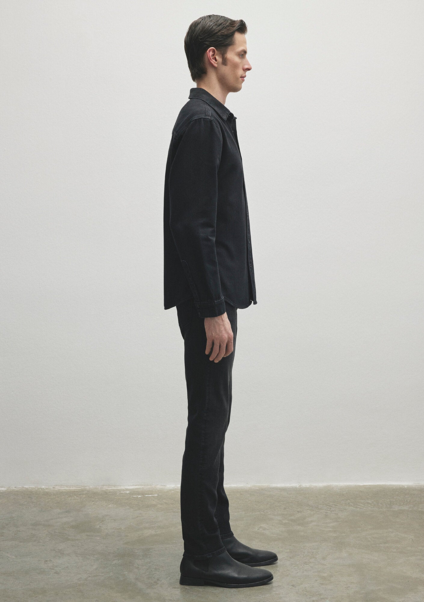 Roy Deep Smoke Lux Black Nights Jean Shirt