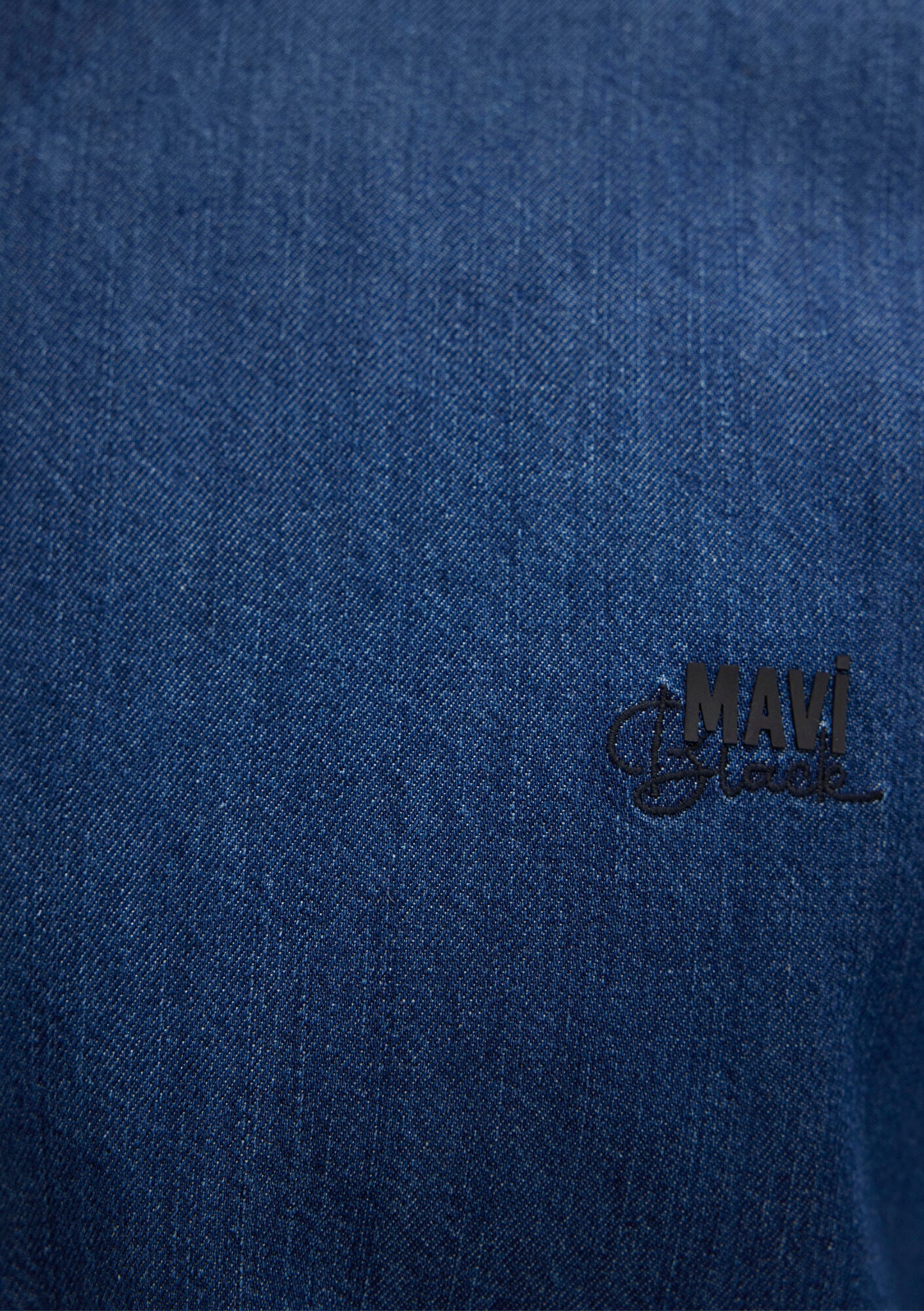 Roy Dark Indigo Lux Black Jean Shirt