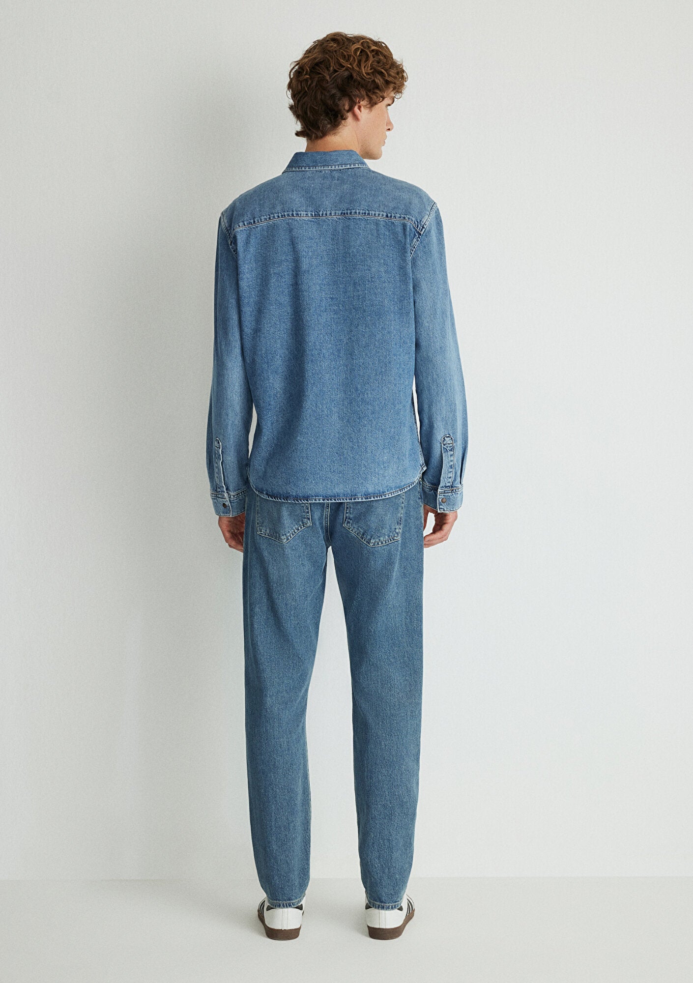 Ted Mid Blue Denim Jean Shirt