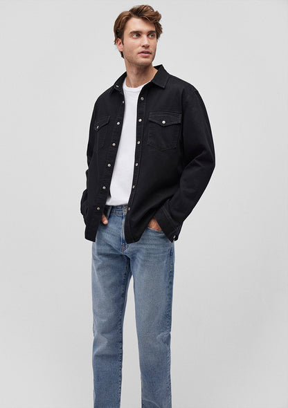 Ted Deep Smoke Denim Jean Shirt