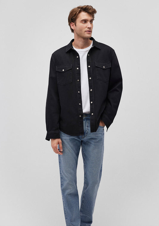 Ted Deep Smoke Denim Jean Shirt
