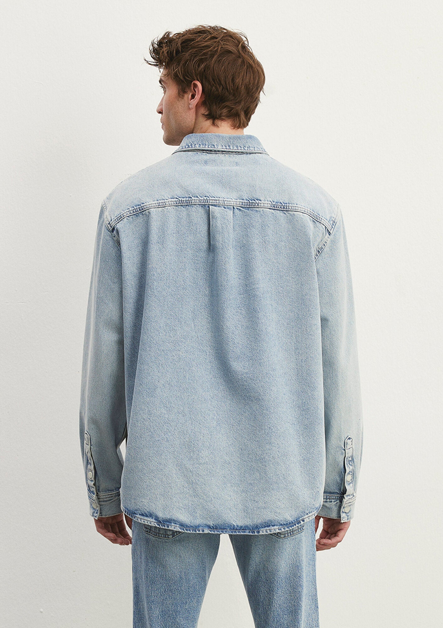 Dillon Faded Blue Denim Jean Shirt