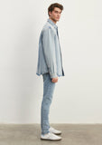 Dillon Faded Blue Denim Jean Shirt