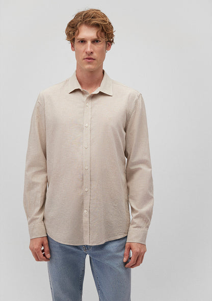 Striped Beige Shirt