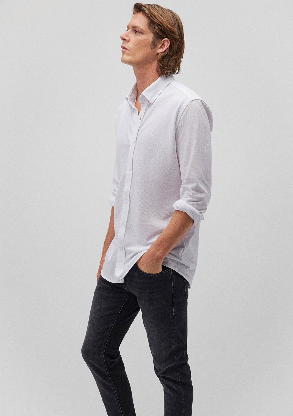 White Jersey Shirt