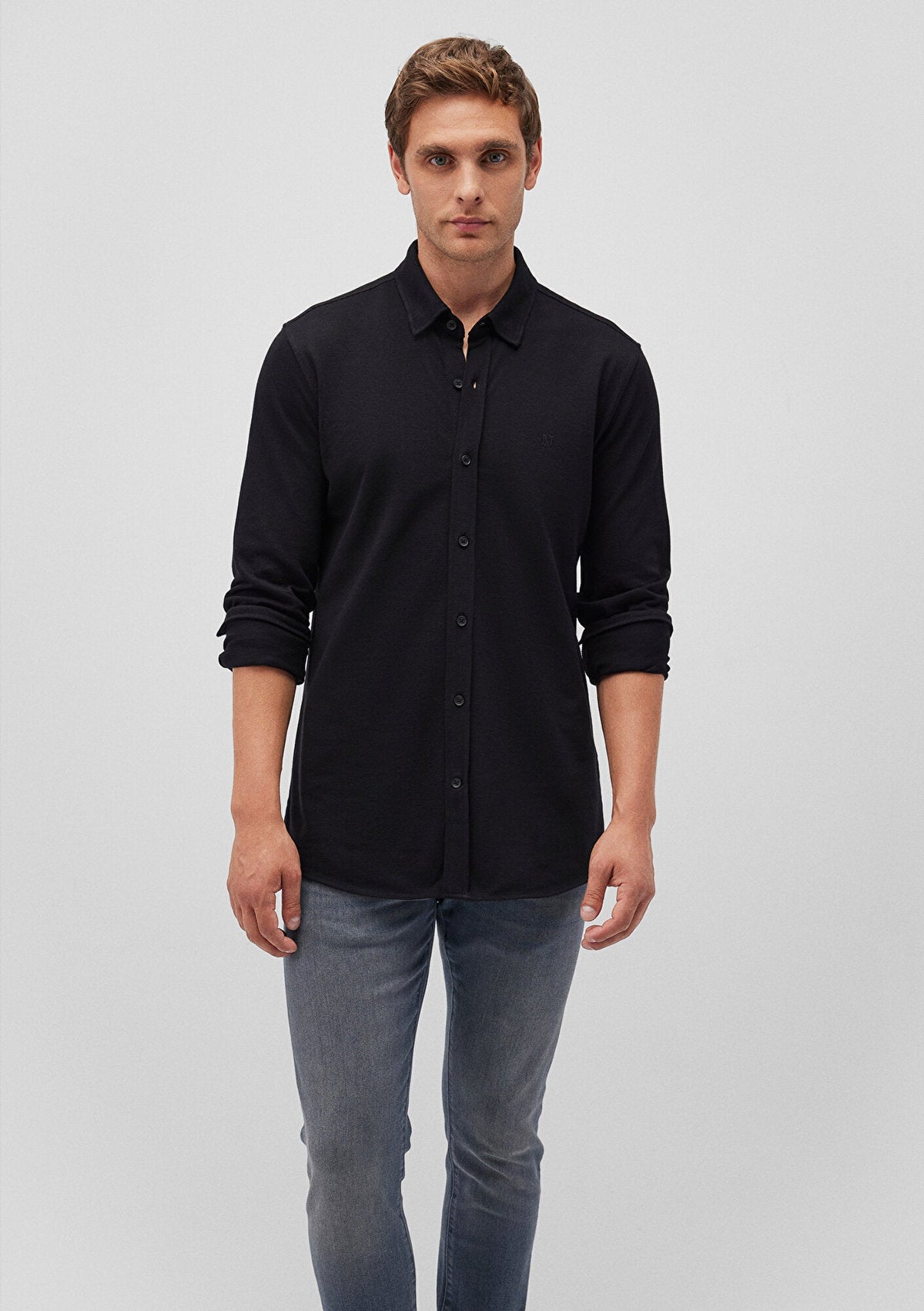 Black Jersey Shirt