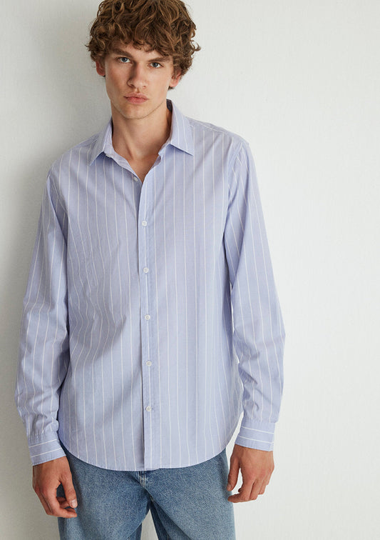 Striped Purple Shirt