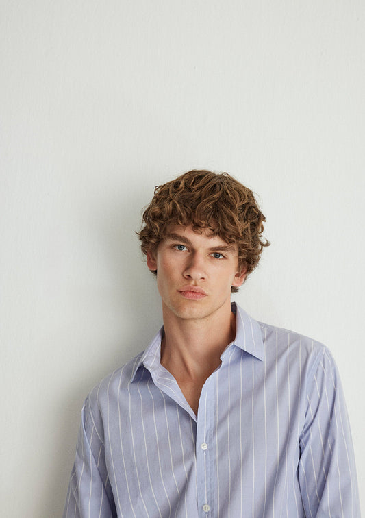 Striped Purple Shirt