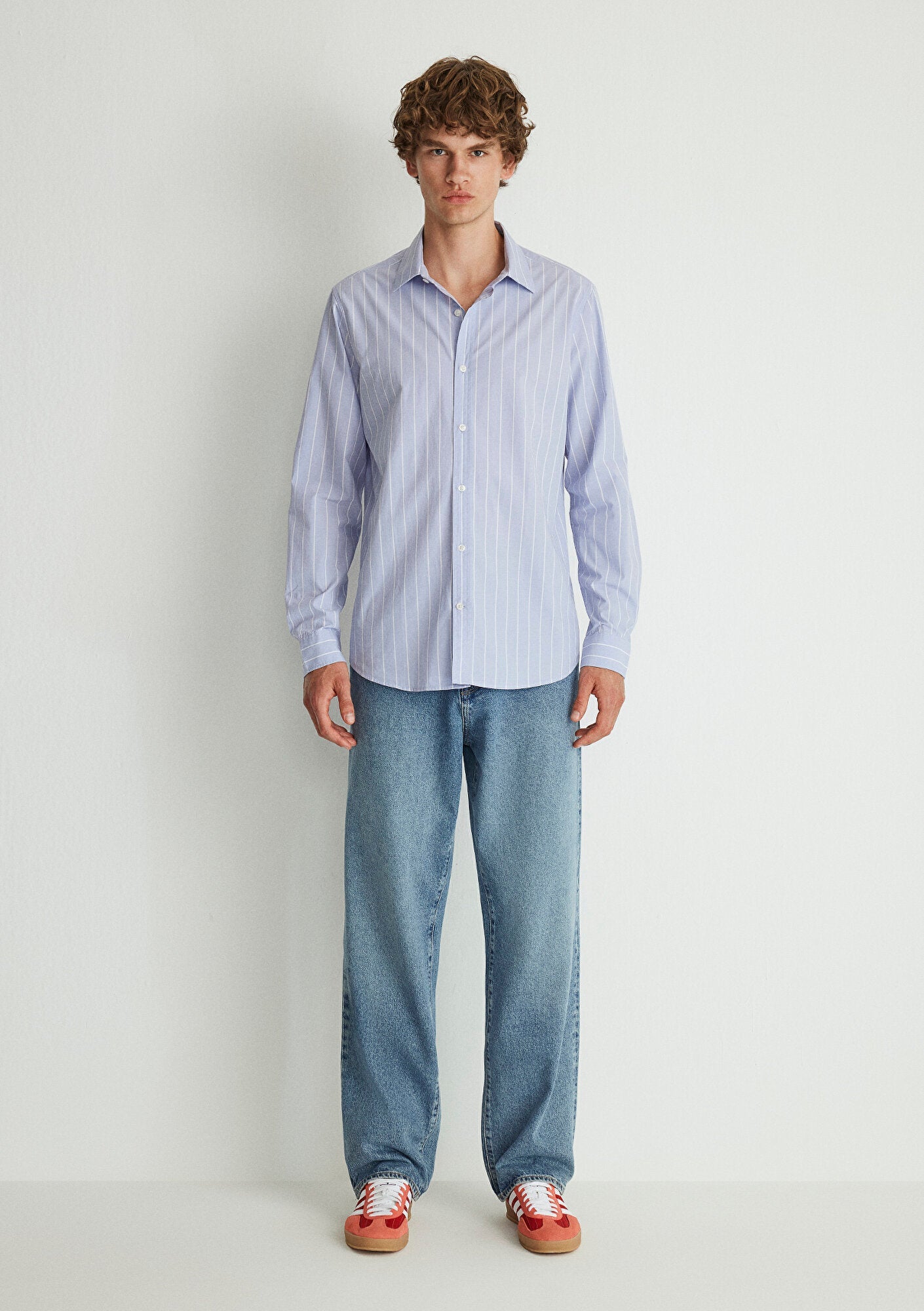 Striped Purple Shirt