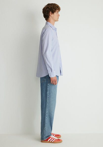 Striped Purple Shirt