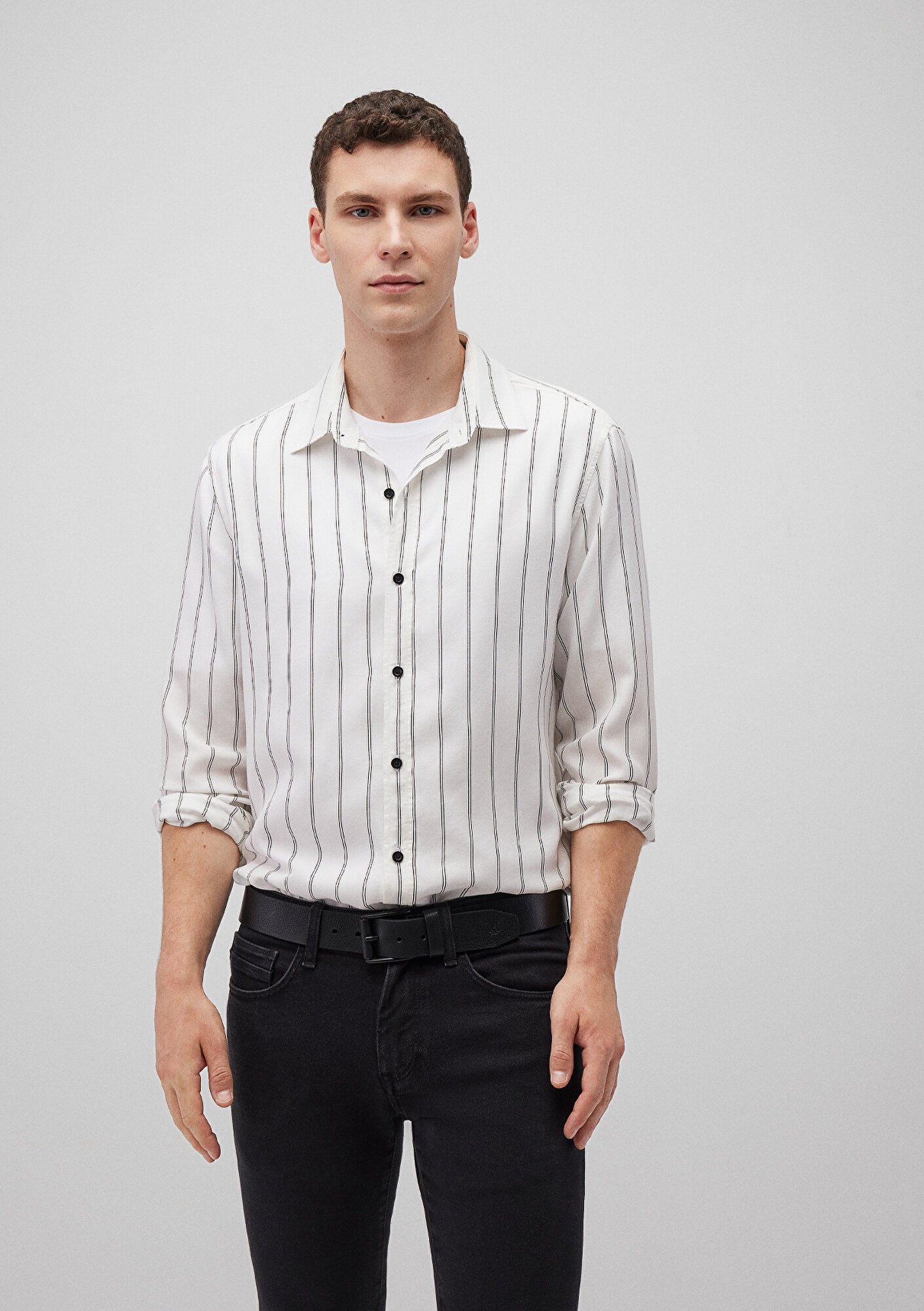 Striped Tencel Shirt