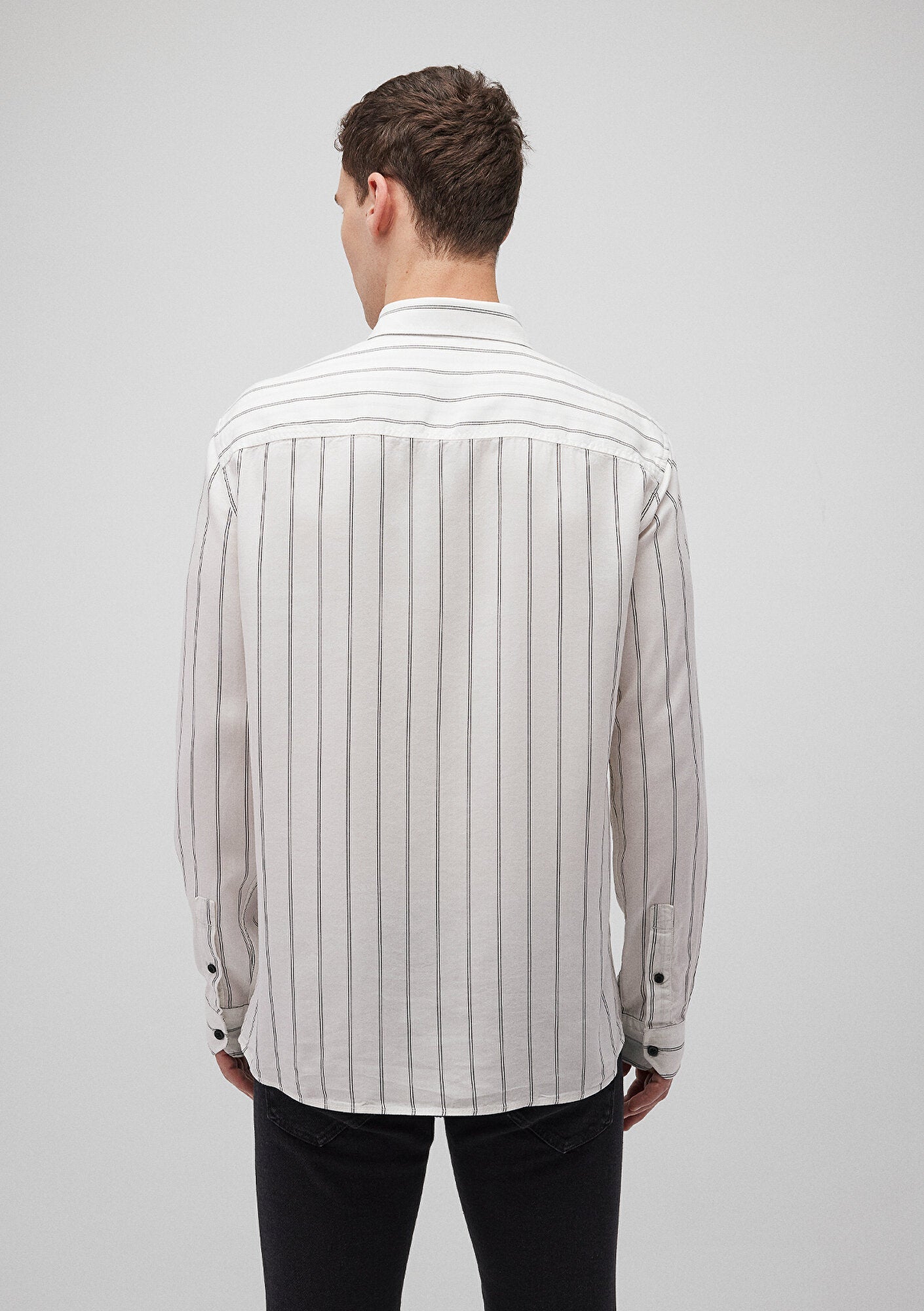 Striped Tencel Shirt