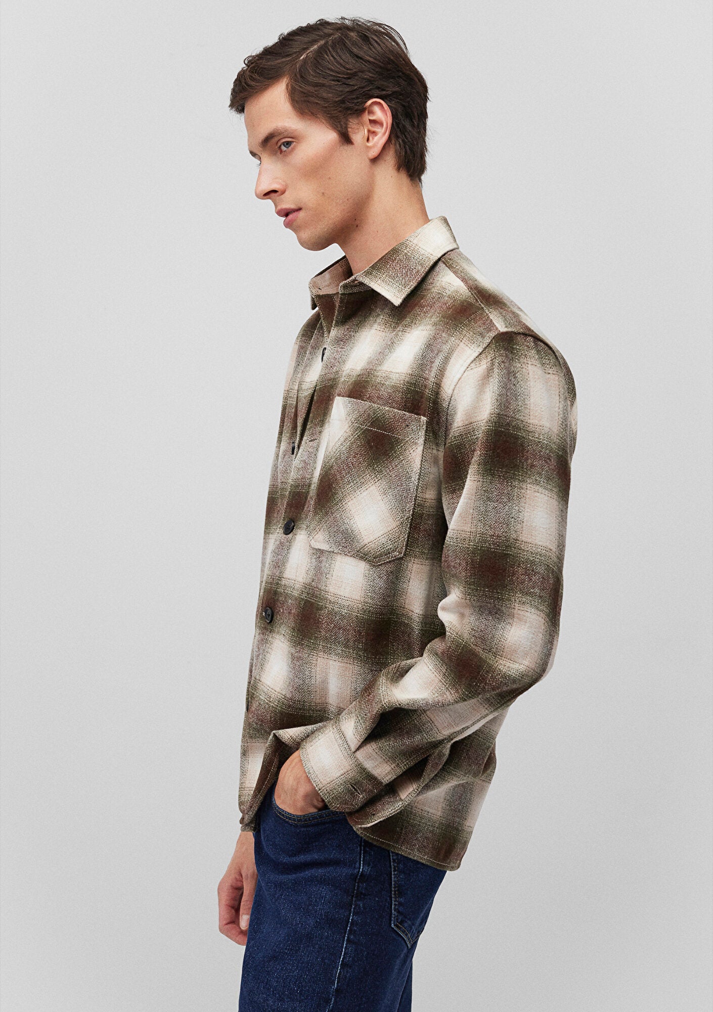 Green Checkered Shirt