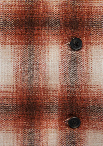 Brown Checkered Shirt