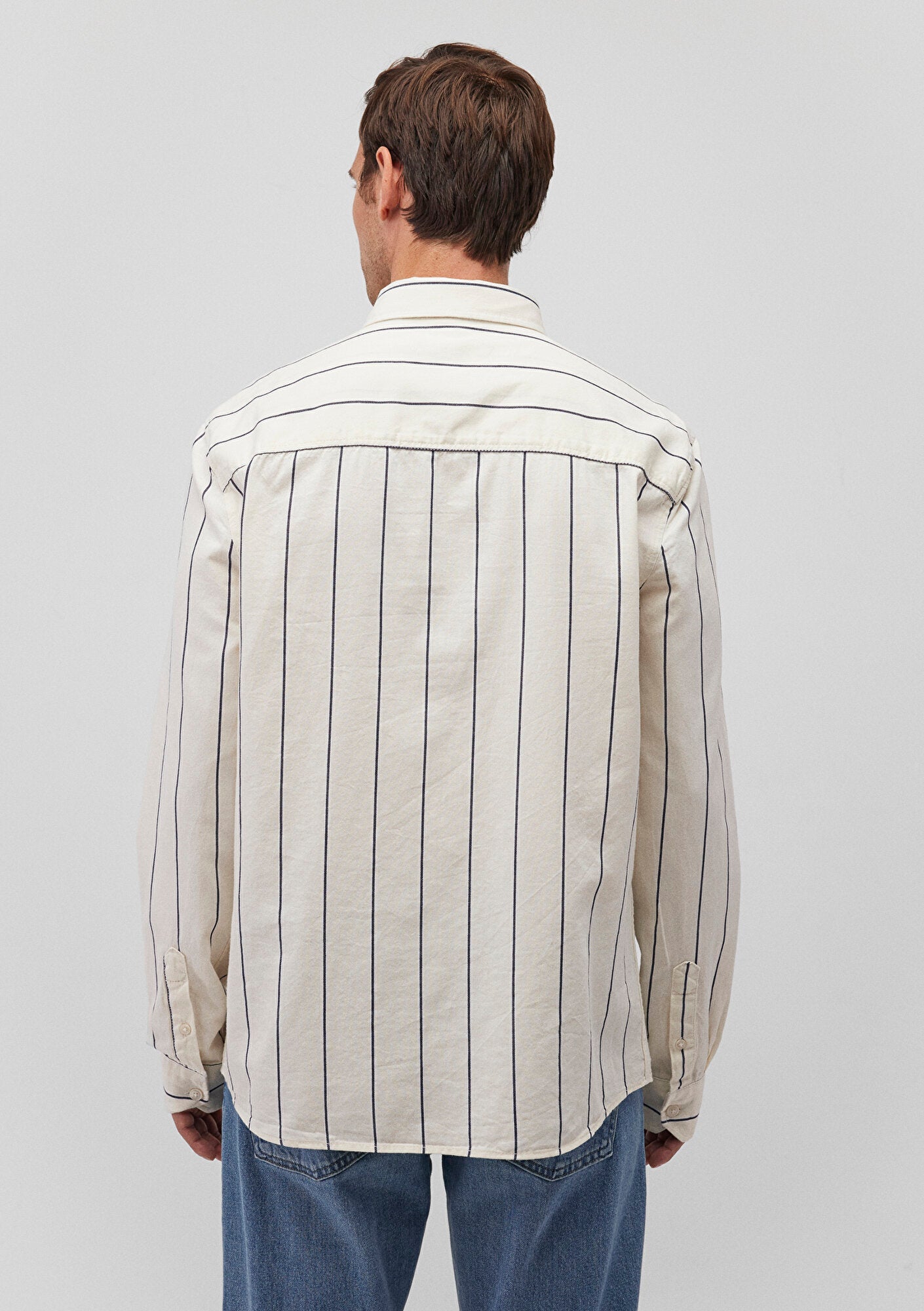 Navy Striped Shirt