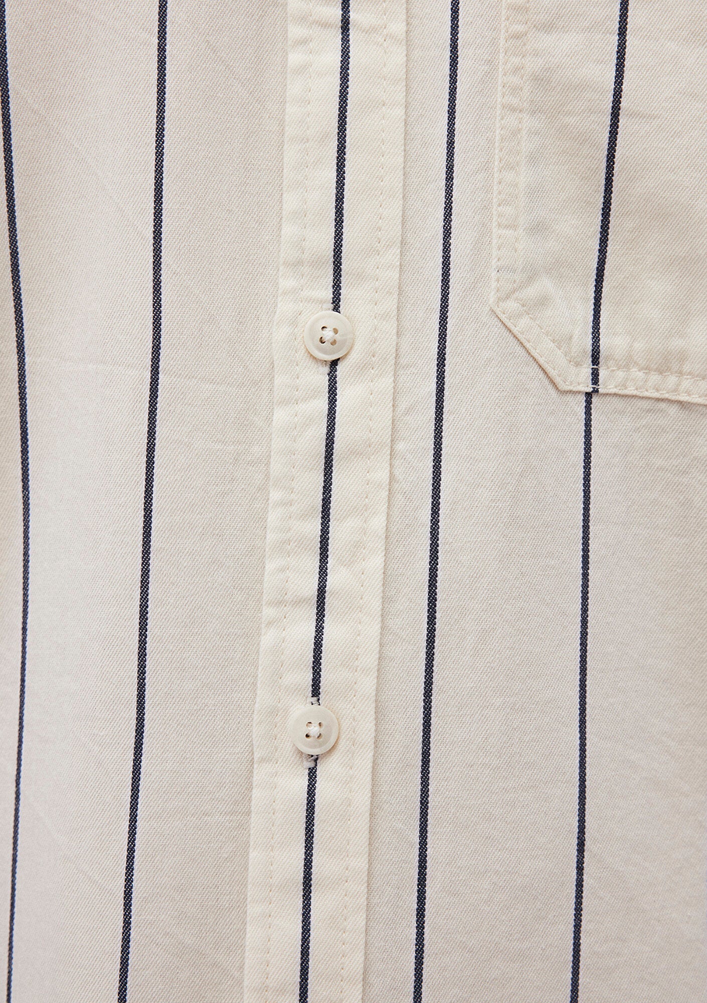 Navy Striped Shirt