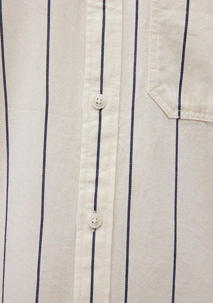 Navy Striped Shirt