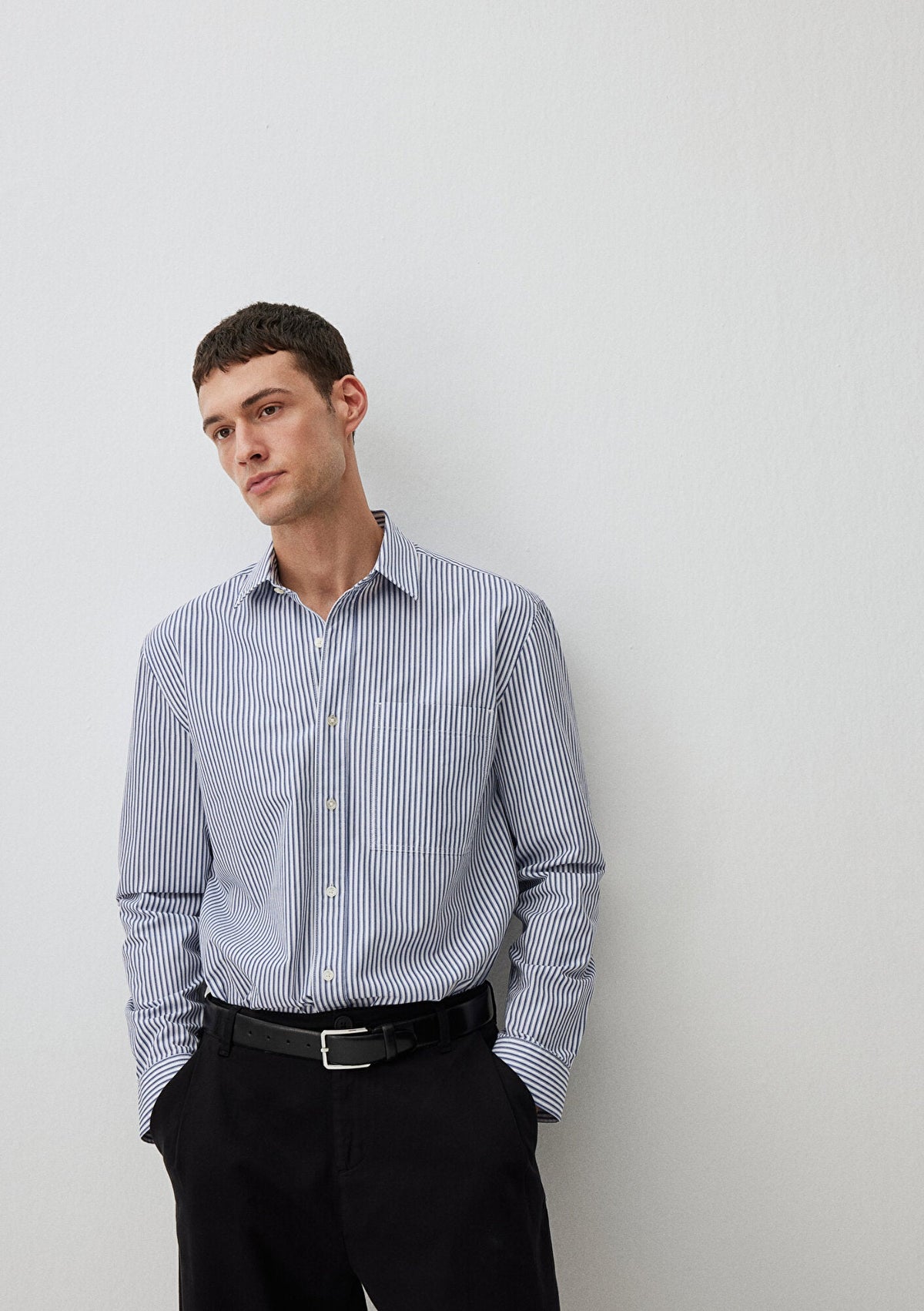 Blue Striped Shirt
